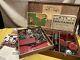 Antique Ww2 Era 1940s Meccano Original Set, Wooden Box Manuals Rare, Vintage