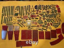 Antique WW2 Era 1940s Meccano ORIGINAL Set, Wooden Box Manuals RARE, VINTAGE