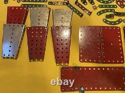 Antique WW2 Era 1940s Meccano ORIGINAL Set, Wooden Box Manuals RARE, VINTAGE