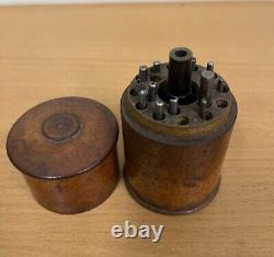 Antique Watchmakers Punches Set /Staking set In Wooden Box