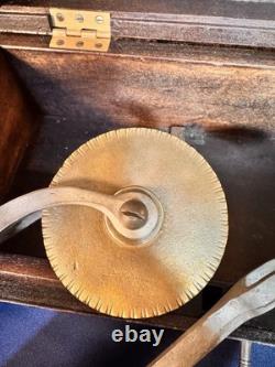 Antique Wooden Box Bookbinding Brass Roll finishing Gilding Tool Wheels set of 3