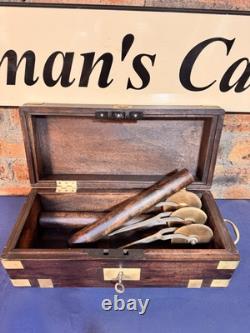 Antique Wooden Box Bookbinding Brass Roll finishing Gilding Tool Wheels set of 3