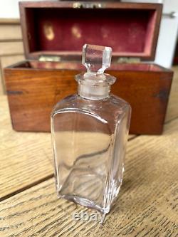 Apothecary Set Antique Victorian Georgian Wb Dyson In Wooden Travel Case Box