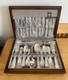 Arthur Price John Mason 44 Piece Cutlery Set Canteen Wooden Box Silver Plate