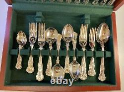 Arthur Price Vintage Silver Plated Cutlery Set in Wooden Display Box