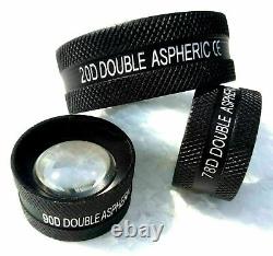 Aspheric Lens Combo Pack Set of Three Black Colour with Manual & Wooden Box