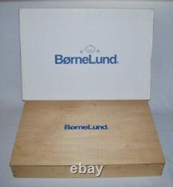 BØRNELUND (Nursery Garden) Set (40) Varied Wooden BUILDING BLOCKS withWooden Box