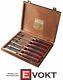 Bahco Carving Chisel Set Wooden Box 424p-s6-ger Genuine New