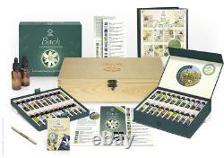 Bach Flower Essence Complete Kit Wooden Case. Practitioner Gift Set Remedy Box