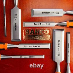 Bahco 424P-S8-EUR Bevel Edge Chisel Set 8 Piece in Wooden Box