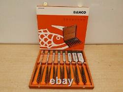 Bahco 424p S8 8pce 6mm To 38mm Bevel Edge Wood Chisel Set + Wooden Box