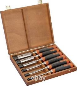 Bahco 434-S6-EUR 6 Piece ERGOT Splitproof Chisel Set In Wooden Box 6-38mm