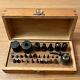Bergeon Bushing Clock Set With 20+ Accessories Only, In Wooden Box As Shown