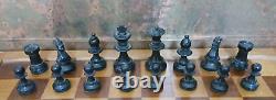 Box Of Vintage Wooden Chess Set (King 7cm)