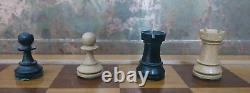 Box Of Vintage Wooden Chess Set (King 7cm)