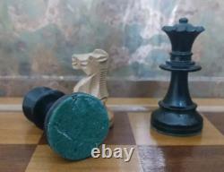 Box Of Vintage Wooden Chess Set (King 7cm)