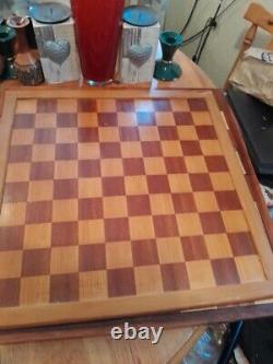 Box Of Vintage Wooden Chess Set (King 7cm)