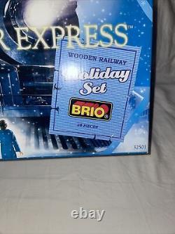 Brio The Polar Express Wooden Railroad Holiday Set Train 32501 New Open Box S41