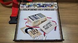 CD Paul McCartney The 7 Singles Wooden Box 9 Black CDs Set