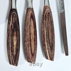 Canteen Cutlery Set Stainless Steel Wooden Box Wooden Handles Japan