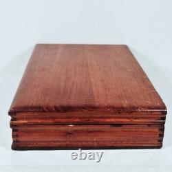 Canteen Cutlery Set Stainless Steel Wooden Box Wooden Handles Japan