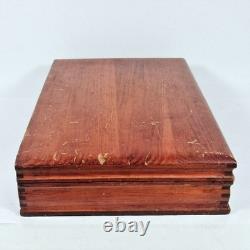 Canteen Cutlery Set Stainless Steel Wooden Box Wooden Handles Japan