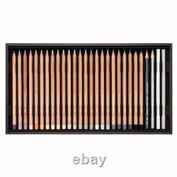 Caran D'Ache Artist Colour Pencils 76 Luminance Wooden Gift Box Tray Set 6901