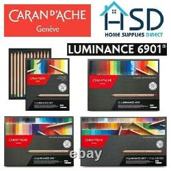 Caran d'Ache Luminance Colour Pencil 6901 Professional Artist Set of 12/20/40/76