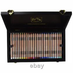 Caran d'Ache Luminance Coloured Pencil 76 Colour Wooden Box Set