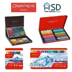 Caran d'Ache Neocolor II Water Soluble Wax Pastels Sets Artist Oil Crayons Paint