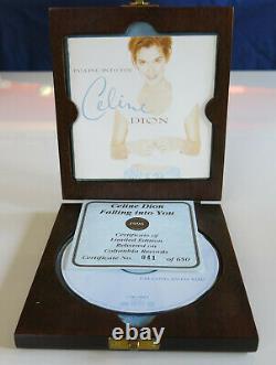 Celine Dion Falling Into You Limited Numbered CD Wooden PROMO Box Set NEW RARE