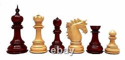 Chelics Series 4.5 Luxury Staunton Chess set in African Padouk and Box wood