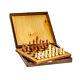 Chess Game Set In Wooden Box, Handmade Of Olive Wood, 28.5x28.5x5cm Medium Size