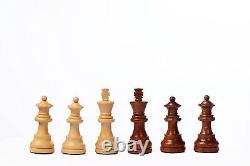 Chess Pieces Set Only Pieces 3.75 King Wooden Sheesham Chess Wood Storage Box