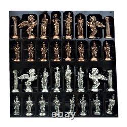 Chess Set Antique Mythology Chessmen Storage Board Personalized Christmas Gift