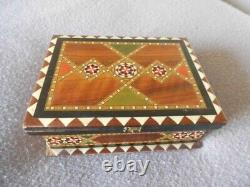 Chess Set Marquetry Wooden Unique Chess Board box Luxury complete wooden set