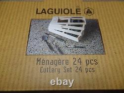 Classy Laguiole Cutlery Tray/Cutlery Set 24 Pieces New IN Wooden Box 268779