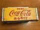 Coca-cola Wooden Box Antique Case Set Delivery Yellow Vintage From Japan