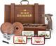 Cocktail Smoker Kit By Whiskey Smoking Set With Torch, Wooden Box & 4 Natural