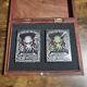 Cthulhu Mythos 2 Deck Set In Hand Carved Wooden Box Limited Ed Playing Cards