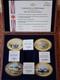 D-day 70th Anniversary Collection 4 Gold Plated Proof Medal Set Wooden Box Set1