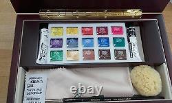 DALER ROWNEY Artist Water Colour Set WOODEN BOX SALE Gift idea or Personal use