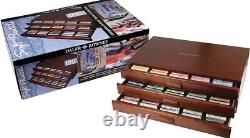 Daler Rowney 180 Artists Soft Pastels Set In a Deluxe Wooden Box