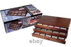 Daler Rowney 180 Artists Soft Pastels Set In a Deluxe Wooden Box