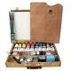 Daler Rowney Aog Artists Quality Cryla Acrylic Colour Deluxe Wooden Box Set