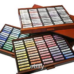 Daler Rowney Artist Soft Pastel set of 180 in Deluxe Wooden Box EX DISPLAY SALE