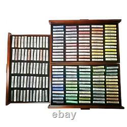 Daler Rowney Artist Soft Pastel set of 180 in Deluxe Wooden Box EX DISPLAY SALE