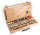 Daler Rowney Georgian Oil Wooden Box Set Of Oil Paint Tubes