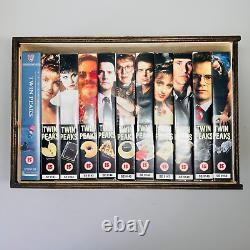 David Lynch Twin Peaks Complete Series VHS + Pilot in Wooden Box Set Cult TV 90s