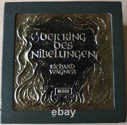 Decca Wagner Der Ring Des Nibelungen 22-lp Wooden Box Set Solti (1970) Ex++